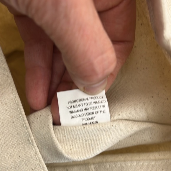Magnolia Waco, TX Natural/ Ivory & Black Reusable Canvas Tote Market Bag - NWT - Picture 11 of 12